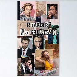 Robert Pattinson Photo Collage Poster
