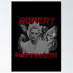 90s VINTAGE STYLE ROBERT PATTINSON GQ 2022 Poster