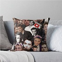 Robert Pattinson Photo Curtain Throw Pillow