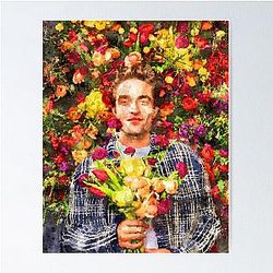 Robert Pattinson Watercolor Poster