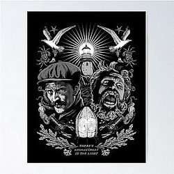 The Lighthouse Movie Horror tshirt Willem Dafoe Robert Pattinson Poster