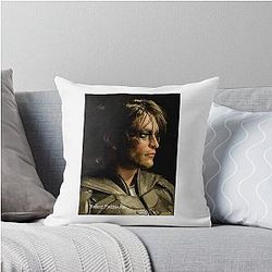 Robert Pattinson Painting Funny Fan Throw Pillow