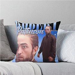 Robert Pattinson Meme Throw Pillow