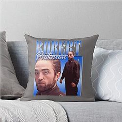 Robert Pattinson Meme Throw Pillow