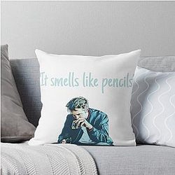 It Smells Like Pencils - Robert Pattinson Throw Pillow