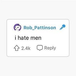 Robert Pattinson Reddit Sticker