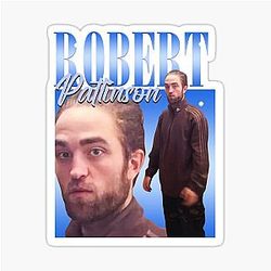Robert Pattinson Meme Sticker