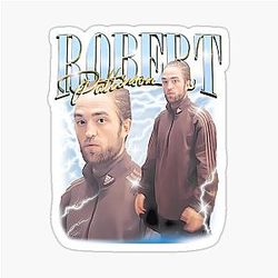 Robert Pattinson Lightning Portrait - Limited Edition Sticker