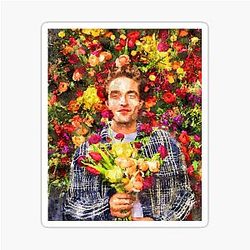 Robert Pattinson Watercolor Sticker