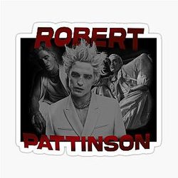 90s Vintage Style Robert Pattinson GQ 2022 Sticker