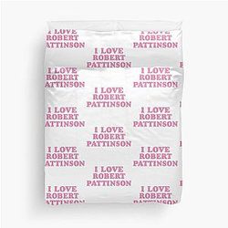 I Love Robert Pattinson Duvet Cover