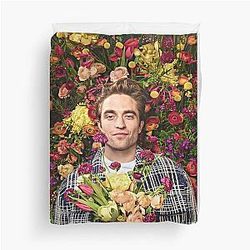 Watercolor Robert Pattinson Duvet Cover