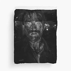 Robert Pattinson painted with blood Duvet Cover
