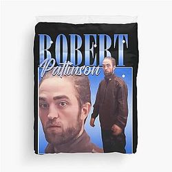 Robert Pattinson Meme Duvet Cover