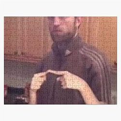 Robert Pattinson in a brown suit