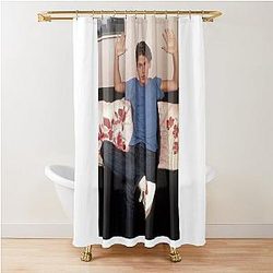 Young Rob Lowe Shower Curtain