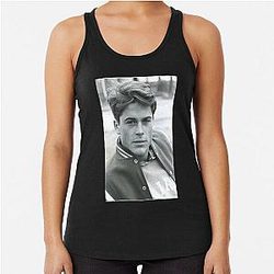 Young Rob Lowe Racerback Tank Top
