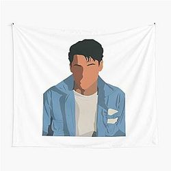 Mens Funny Rob Lowe Tapestry Available In Multiple Sizes And Colors