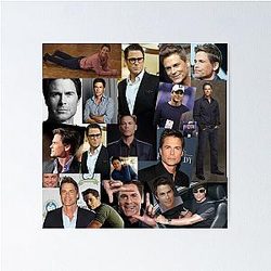 Rob Lowe Actor Collage Poster