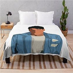 Mens Funny Rob Lowe Throw Blanket Available In Multiple Sizes And Colors