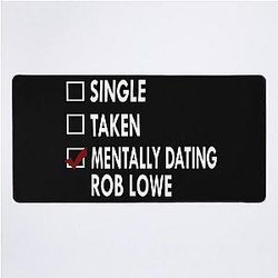 Mentally dating Rob Lowe Desk Mat