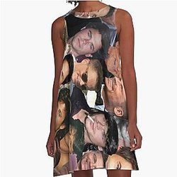 Rob Lowe Photo Collage A-Line Dress