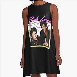 Rob Lowe 80s A-Line Dress