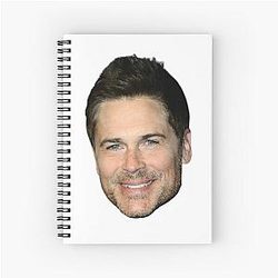 Rob Lowe Spiral Notebook