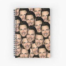 Rob Lowe Design Spiral Notebook