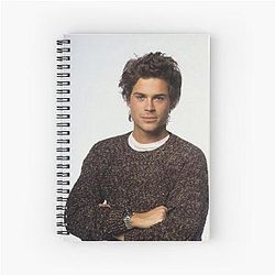 Rob Lowe Outsider Spiral Notebook