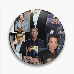 Rob Lowe Actor Collage Pin