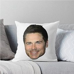 Rob Lowe Throw Pillow