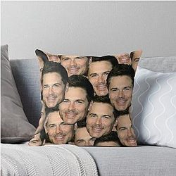 Rob Lowe Throw Pillow
