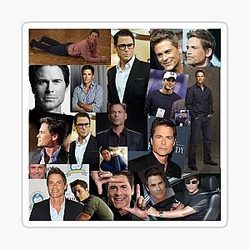 Rob Lowe Actor Aesthetic Collage