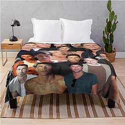 Rob Lowe photo throw blanket