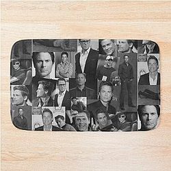 Rob Lowe Actor Bathroom Aesthetic Collage Mat