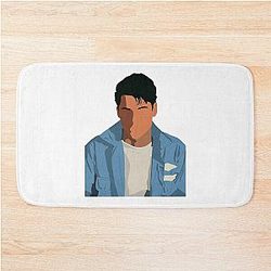Mens Funny Rob Lowe Bath Mat Available In Multiple Sizes And Colors