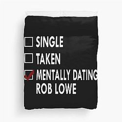 Mentally dating Rob Lowe Duvet Cover
