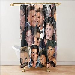 Rob Lowe Photo Collage Shower Curtain