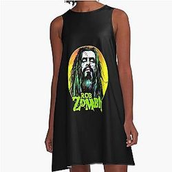 Rob Zombie singer A Line Dress