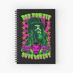 Rob Zombie Superbeast Spiral Notebook