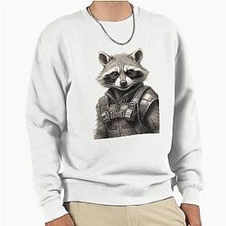 Rocket Racoon Pullover Sweatshirt