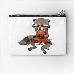 Rocket Raccoon Sadness Zipper Pouch