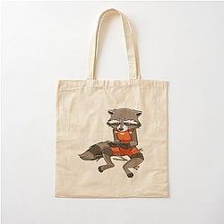 Rocket Raccoon Cotton Tote Bag