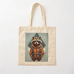 Rocket Raccoon Cotton Tote Bag