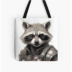 Rocket Racoon Tote Bag