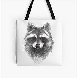 Rocket Racoon Cheeky Raccoon Tote Bag.