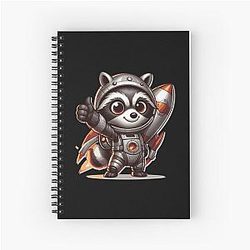 Rocket Raccoon Spiral Notebook