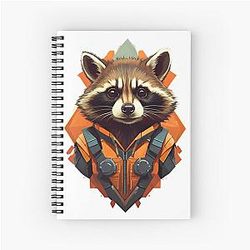 Rocket Raccoon Spiral Notebook