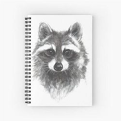 Rocket Racoon Spiral Notebook